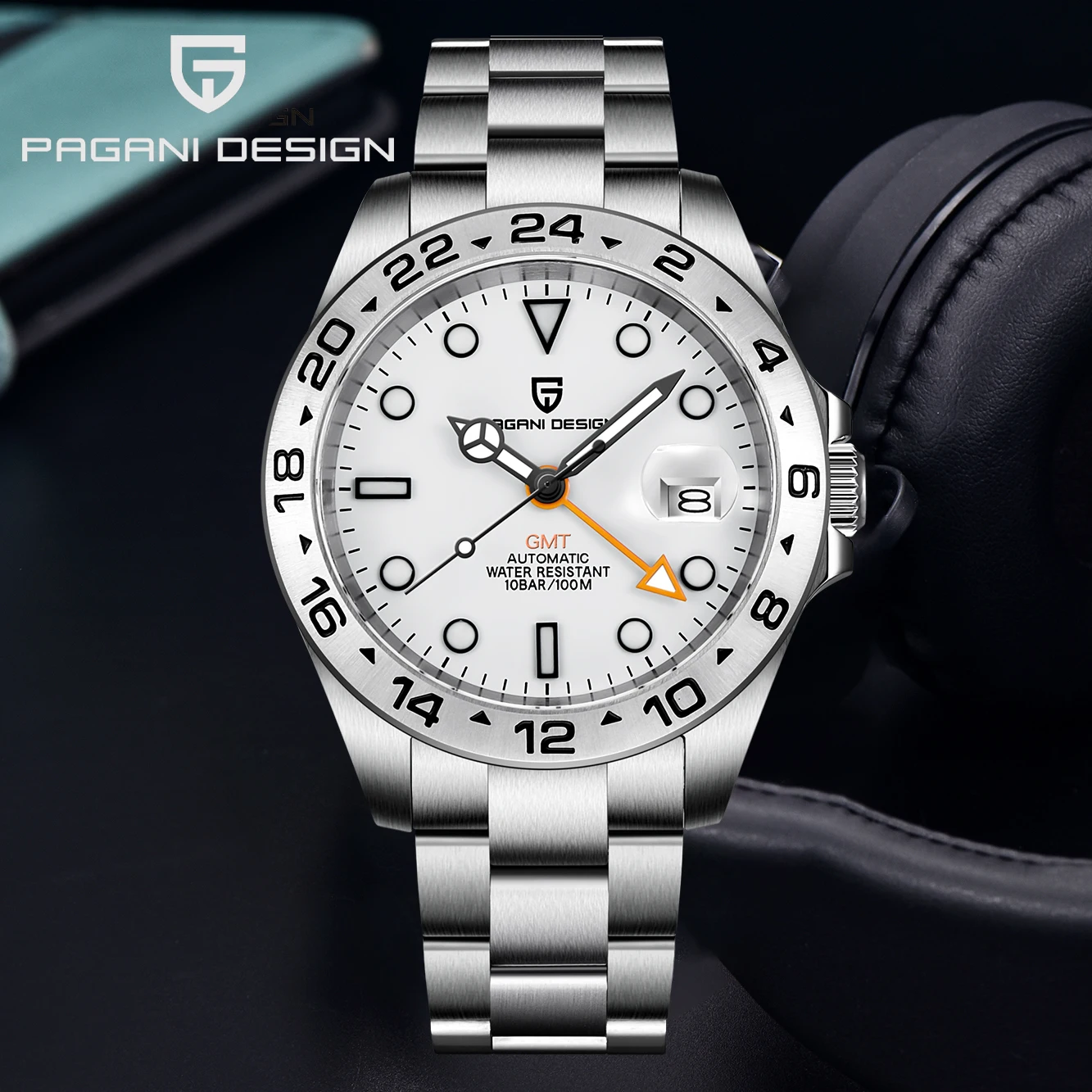 PAGANI DESIGN 2022 New Men Automatic Mechanical Watch TOP Brand 42MM Sapphire Stainless Steel Business GMT Waterproof Watch For
PAGANI DESIGN 2022 New Men Automatic Mechanical Watch TOP Brand 42MM Sapphire Stainless Steel Business GMT Waterproof Watch For