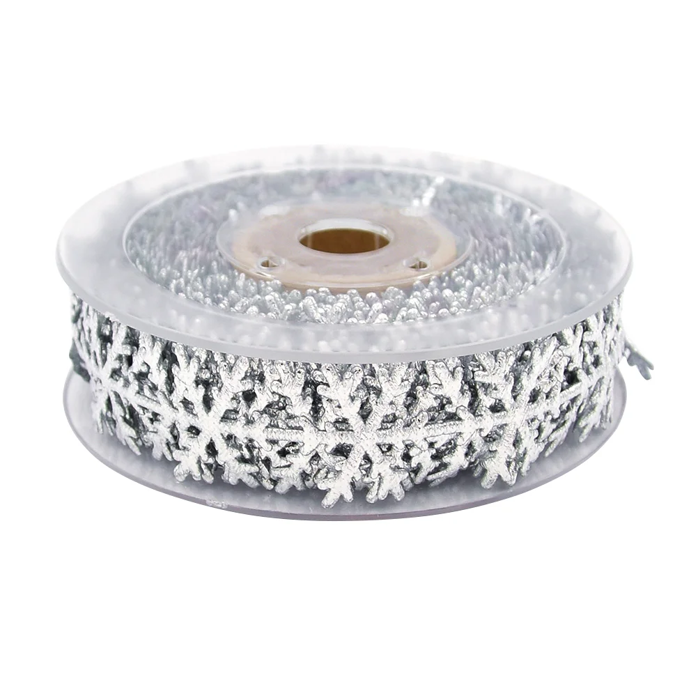 Ribbon Snowflake Christmas Decoration Lace Fringe Trim Wired Decorative Tree Ornamentsewing
Ribbon Snowflake Christmas Decoration Lace Fringe Trim Wired Decorative Tree Ornamentsewing