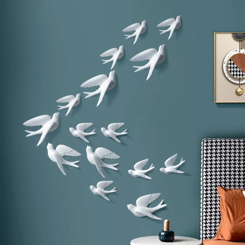 Creative 3D bird wall decoration resin swallow statue home decoration wall stickers living room TV wall crafts pendant
Creative 3D bird wall decoration resin swallow statue home decoration wall stickers living room TV wall crafts pendant