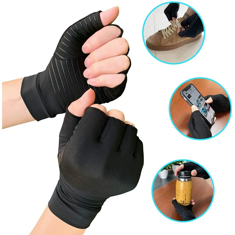 New Fiber Fingerless Gym Gloves Men Arthritis Gloves Cotton Therapy Compression Gloves Circulation Grip Hand Joint Pain Relief
New Fiber Fingerless Gym Gloves Men Arthritis Gloves Cotton Therapy Compression Gloves Circulation Grip Hand Joint Pain Relief