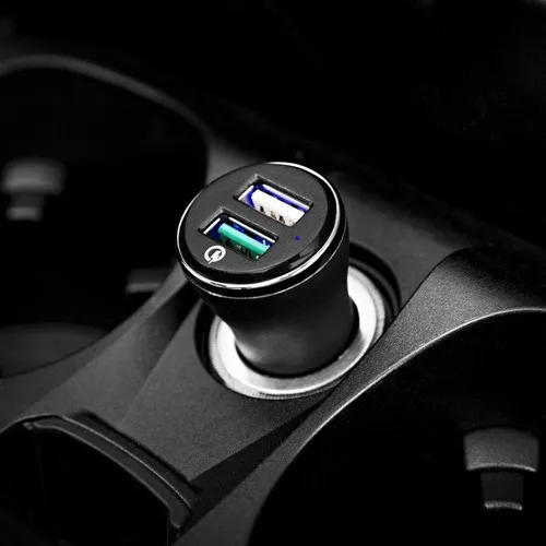 Fast Car Charger 30W 2 Port USB Qualcomm 3.0 18W + iP (Intelligent Power Technology) 12W F27QC - 000CG20643
Fast Car Charger 30W 2 Port USB Qualcomm 3.0 18W + iP (Intelligent Power Technology) 12W F27QC - 000CG20643