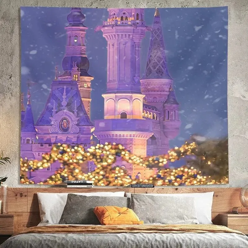 Disney Dream Castle Girl Heart Background Fabric Dormitory Room Bedroom Dress up Decoration Tapestry Hang on the wall Room Decor
Disney Dream Castle Girl Heart Background Fabric Dormitory Room Bedroom Dress up Decoration Tapestry Hang on the wall Room Decor