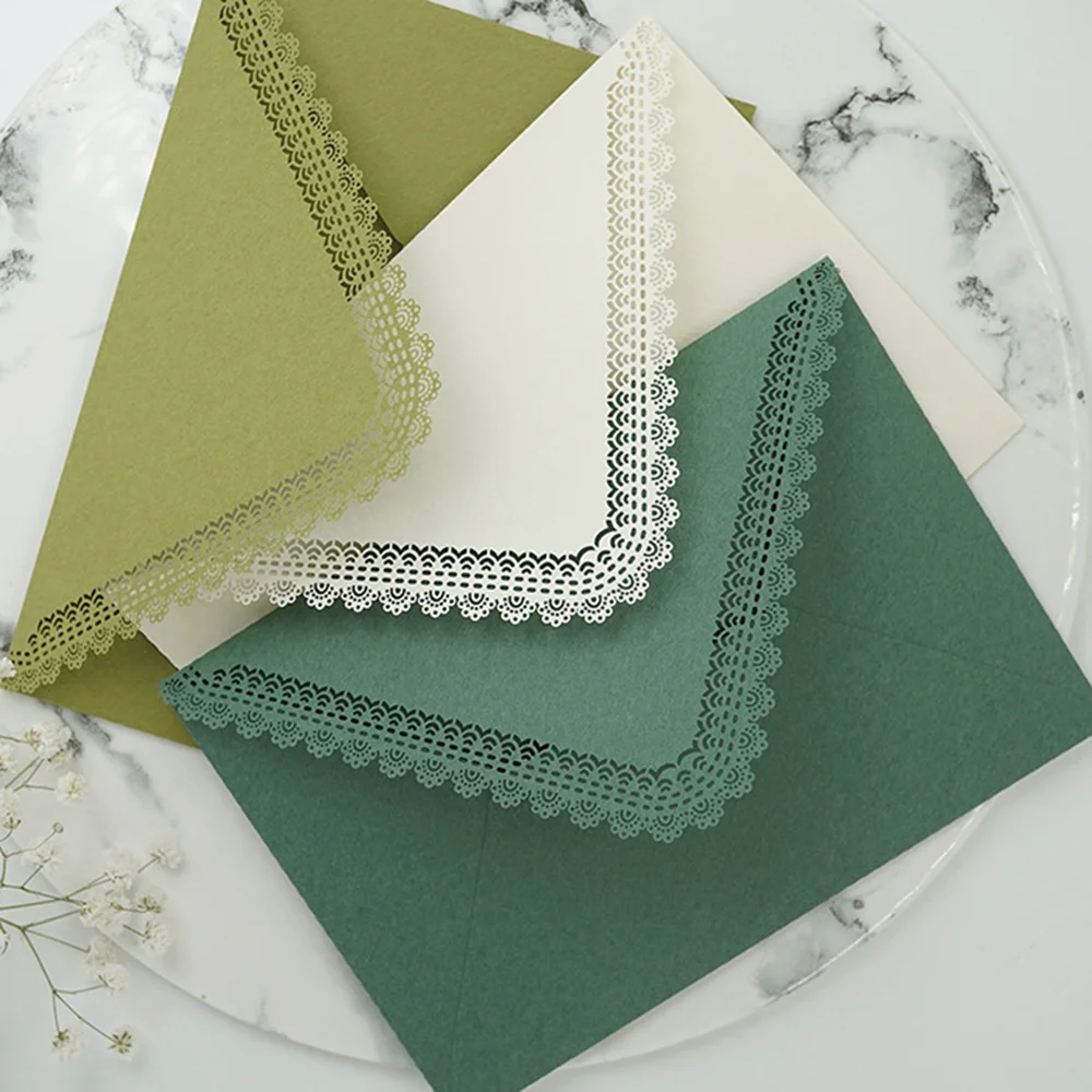 10pcs/Set Vintage Hollow Lace Pure Color Triangle Envelopes For Diy Card Storage Wedding Invitation Party Supplies Advanced
10pcs/Set Vintage Hollow Lace Pure Color Triangle Envelopes For Diy Card Storage Wedding Invitation Party Supplies Advanced