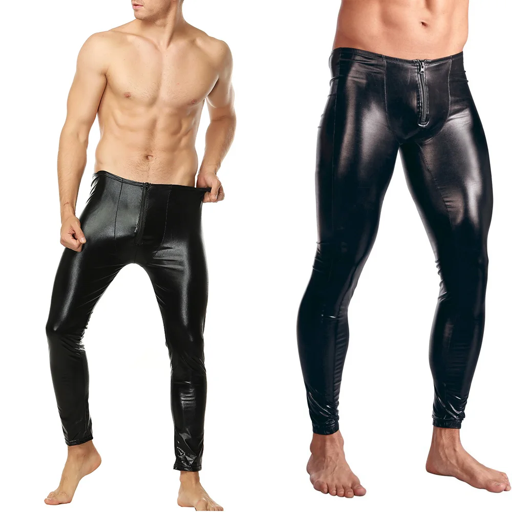 Men's Leather Trousers New Male Casual Leather Pants Sexy Slim Fit Solid Color Tights Sensual Long Clothes
Men's Leather Trousers New Male Casual Leather Pants Sexy Slim Fit Solid Color Tights Sensual Long Clothes
