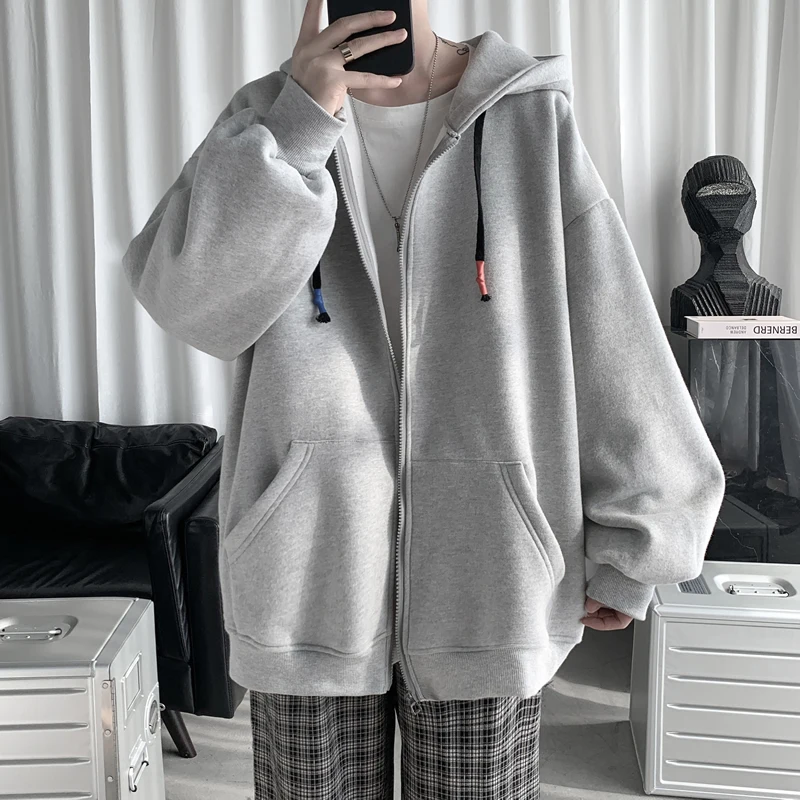 Solid Color Casual Men's Hoodies Sweatshirts Zipper Jacket Track Coat Streetwear S-3XL Y2k Clothes Men
Solid Color Casual Men's Hoodies Sweatshirts Zipper Jacket Track Coat Streetwear S-3XL Y2k Clothes Men
