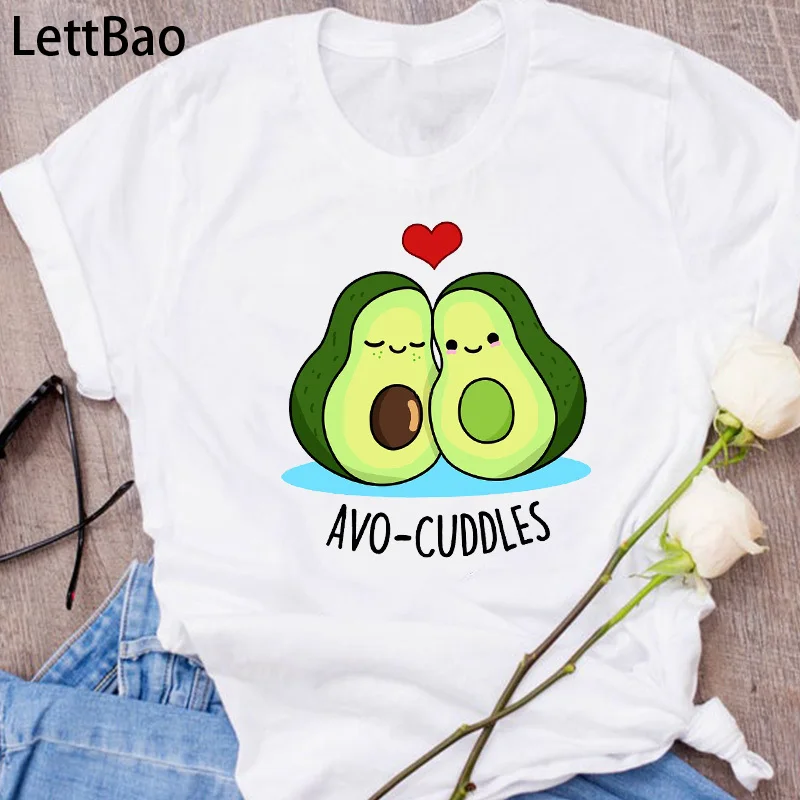 Lovely Avocado Couple Love Women T-shirts Cartoon Fruit Clothes Floral Lady Tees Harajuku Fashion Hip Hop Short Sleeve T Shirts
Lovely Avocado Couple Love Women T-shirts Cartoon Fruit Clothes Floral Lady Tees Harajuku Fashion Hip Hop Short Sleeve T Shirts