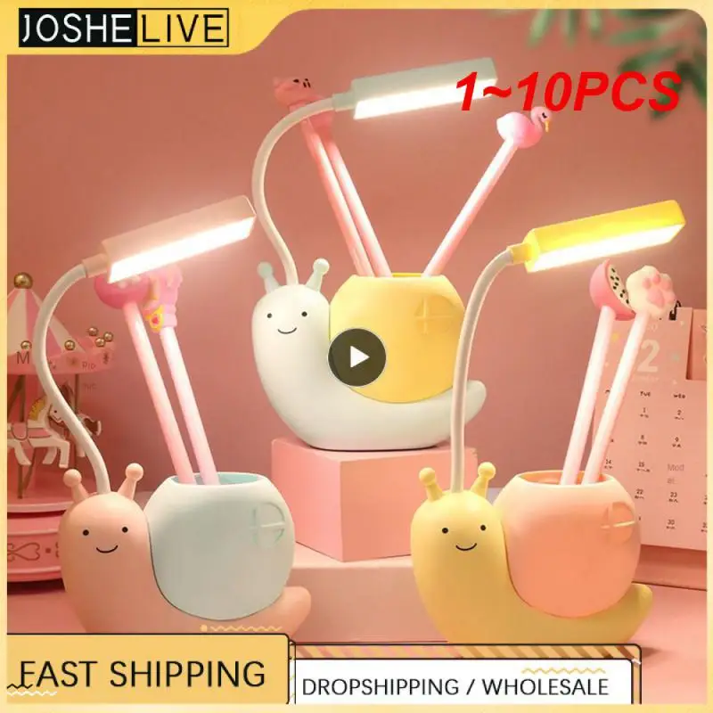 1~10PCS Cartoon LED Snail Desk Lamp Children Bedroom Night Light Reading Study Birthday Christmas Gift Home Decorations Eye 
1~10PCS Cartoon LED Snail Desk Lamp Children Bedroom Night Light Reading Study Birthday Christmas Gift Home Decorations Eye