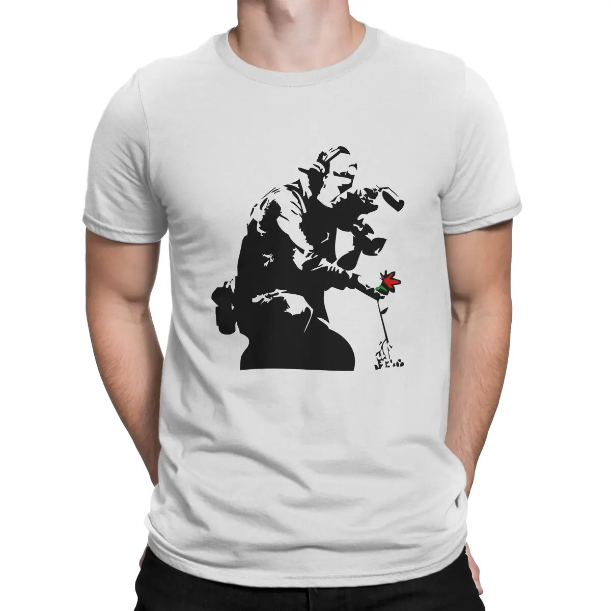 Graffiti Artist Banksy Flower Photographer T Shirt Graphic Men's Tees Summer Clothing Harajuku O-Neck TShirt
Graffiti Artist Banksy Flower Photographer T Shirt Graphic Men's Tees Summer Clothing Harajuku O-Neck TShirt