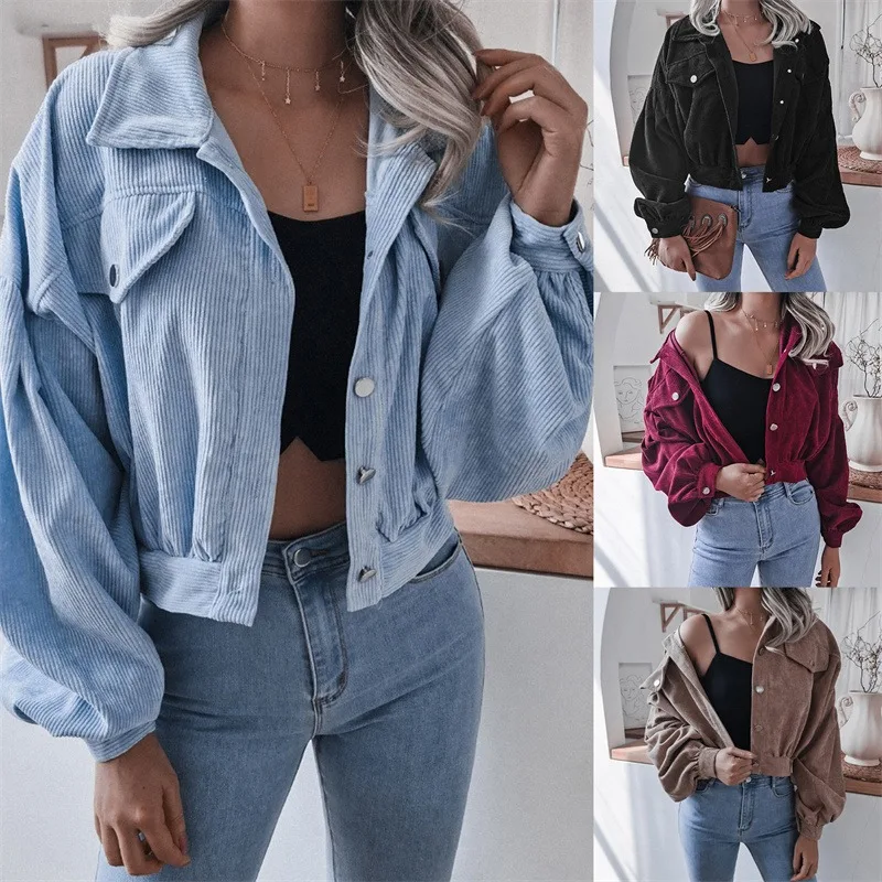 Женская Вельветовая блузка с длинным рукавом-фонариком и отложным воротником
Женская Вельветовая блузка с длинным рукавом-фонариком и отложным воротником