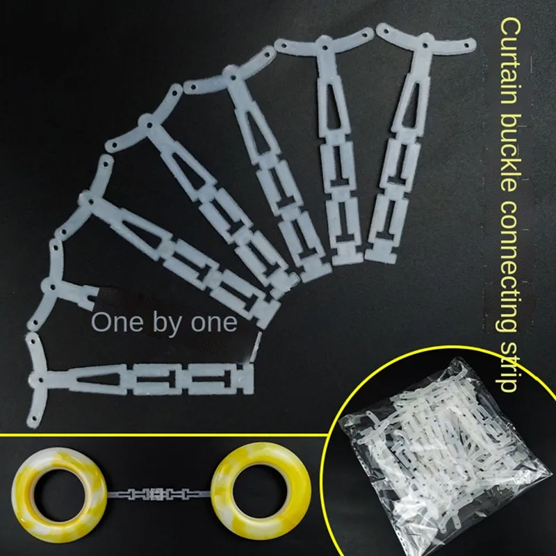 50pcs Curtain Decorative Accessories Roman Rod Curtain Ring Connection Strip Curtain Buckle Styling Strip Curtain pole & track
50pcs Curtain Decorative Accessories Roman Rod Curtain Ring Connection Strip Curtain Buckle Styling Strip Curtain pole & track