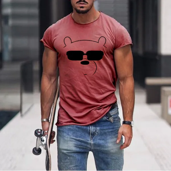 Summer cross border T-shirt fashion new smiling face printed men's street casual short sleeve sport 3DT T-shirt
Summer cross border T-shirt fashion new smiling face printed men's street casual short sleeve sport 3DT T-shirt