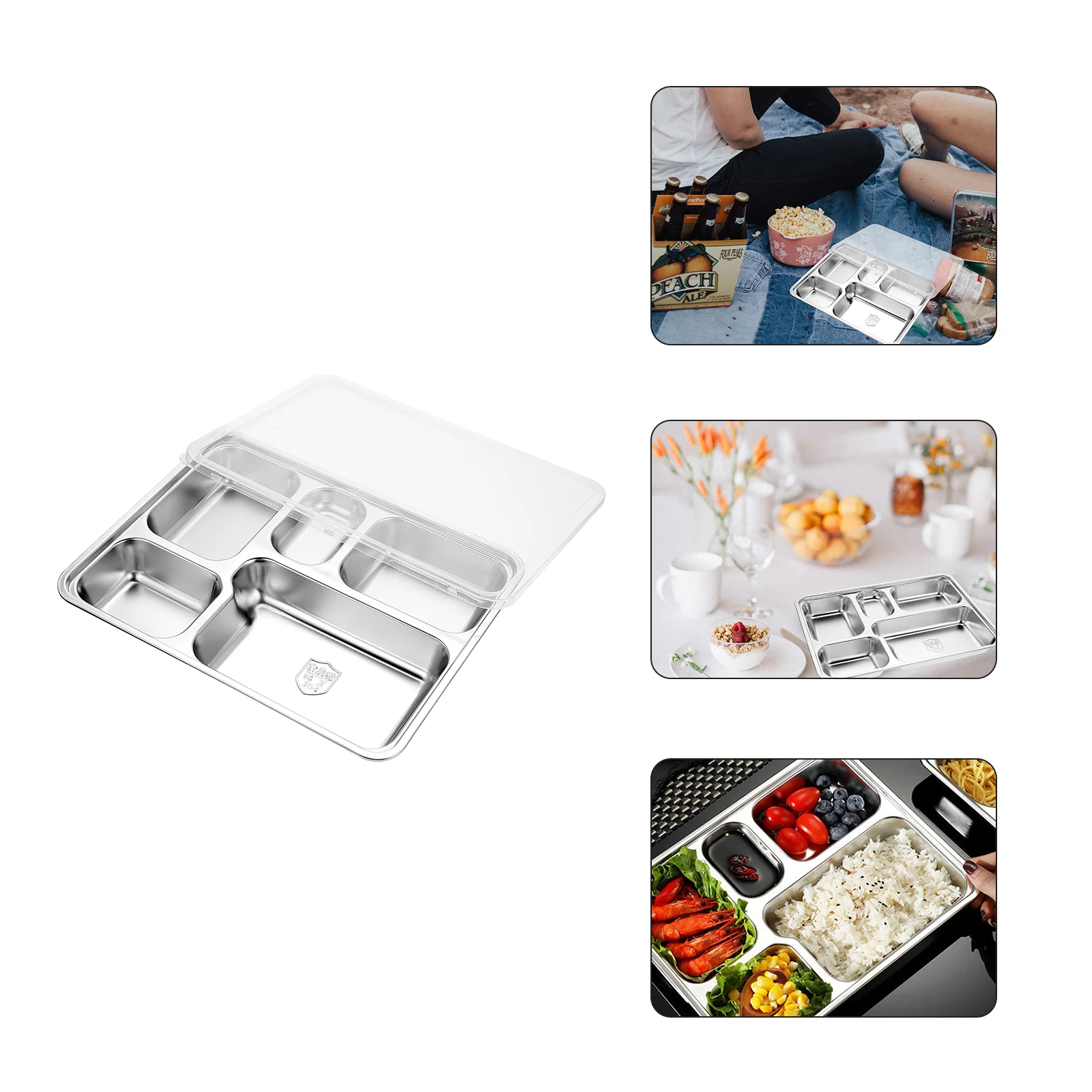 Divided Tray Lunchplate Plates Box Compartment Dinner Control Trays Portion Stainless Steel Kids Schoolbento Dishescontainer
Divided Tray Lunchplate Plates Box Compartment Dinner Control Trays Portion Stainless Steel Kids Schoolbento Dishescontainer