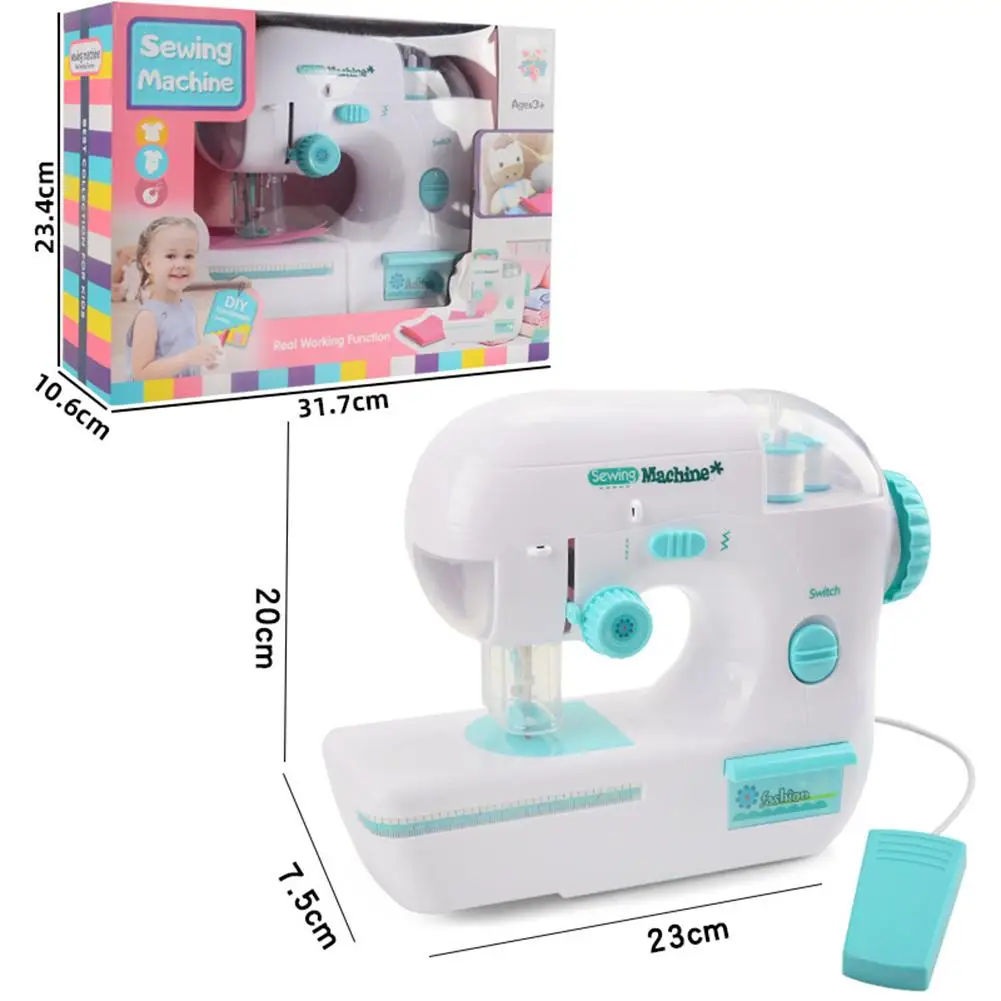 Electric Sewing Machine Toy Portable Real Action Educational Manual Small Household Appliance Toy Set
Electric Sewing Machine Toy Portable Real Action Educational Manual Small Household Appliance Toy Set