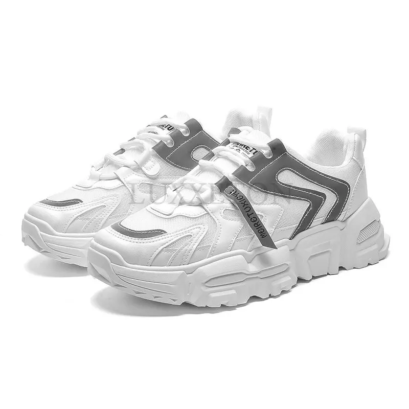 Chunky Sneakers Casual Vulcanized Shoes Man's High Platform Winter Femme Lace Up White Basket Sneakers Men Running Footwear
Chunky Sneakers Casual Vulcanized Shoes Man's High Platform Winter Femme Lace Up White Basket Sneakers Men Running Footwear