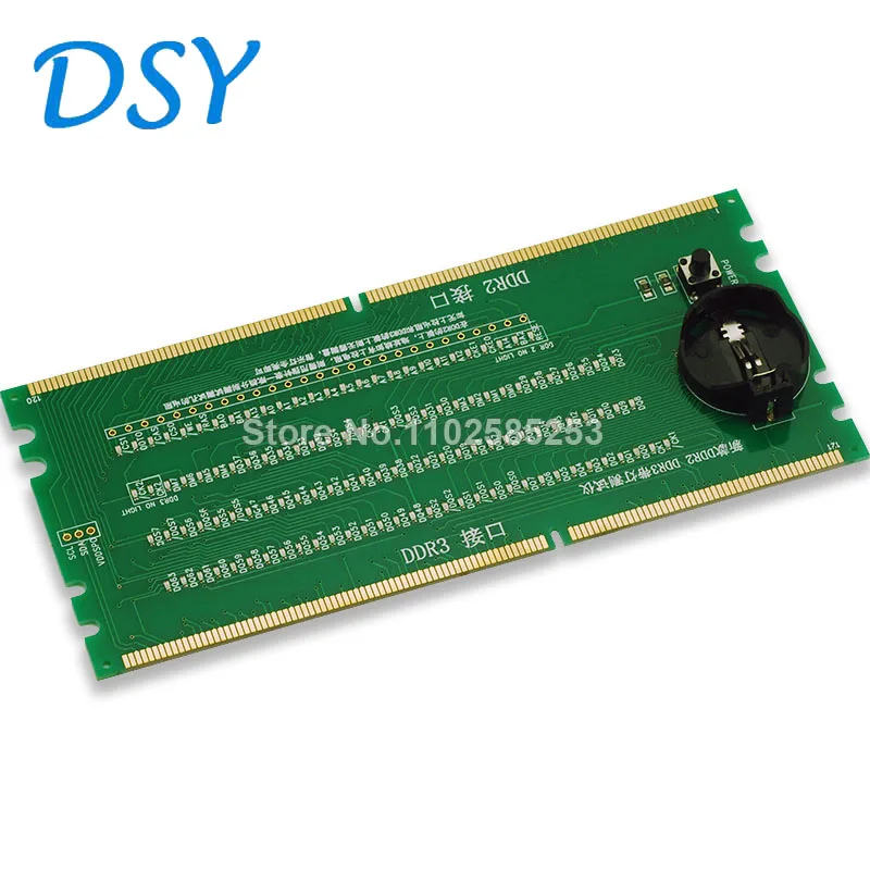 DDR2 DDR3 DDR4 DSSUPLY Motherboard Memory Slot Diagnostic Analyzer LED Test Card CPU Light Tester False Load
DDR2 DDR3 DDR4 DSSUPLY Motherboard Memory Slot Diagnostic Analyzer LED Test Card CPU Light Tester False Load