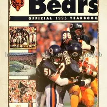football 1993 Chicago Bears Dent Anderson Harbaugh Zorich metal tin sign wall