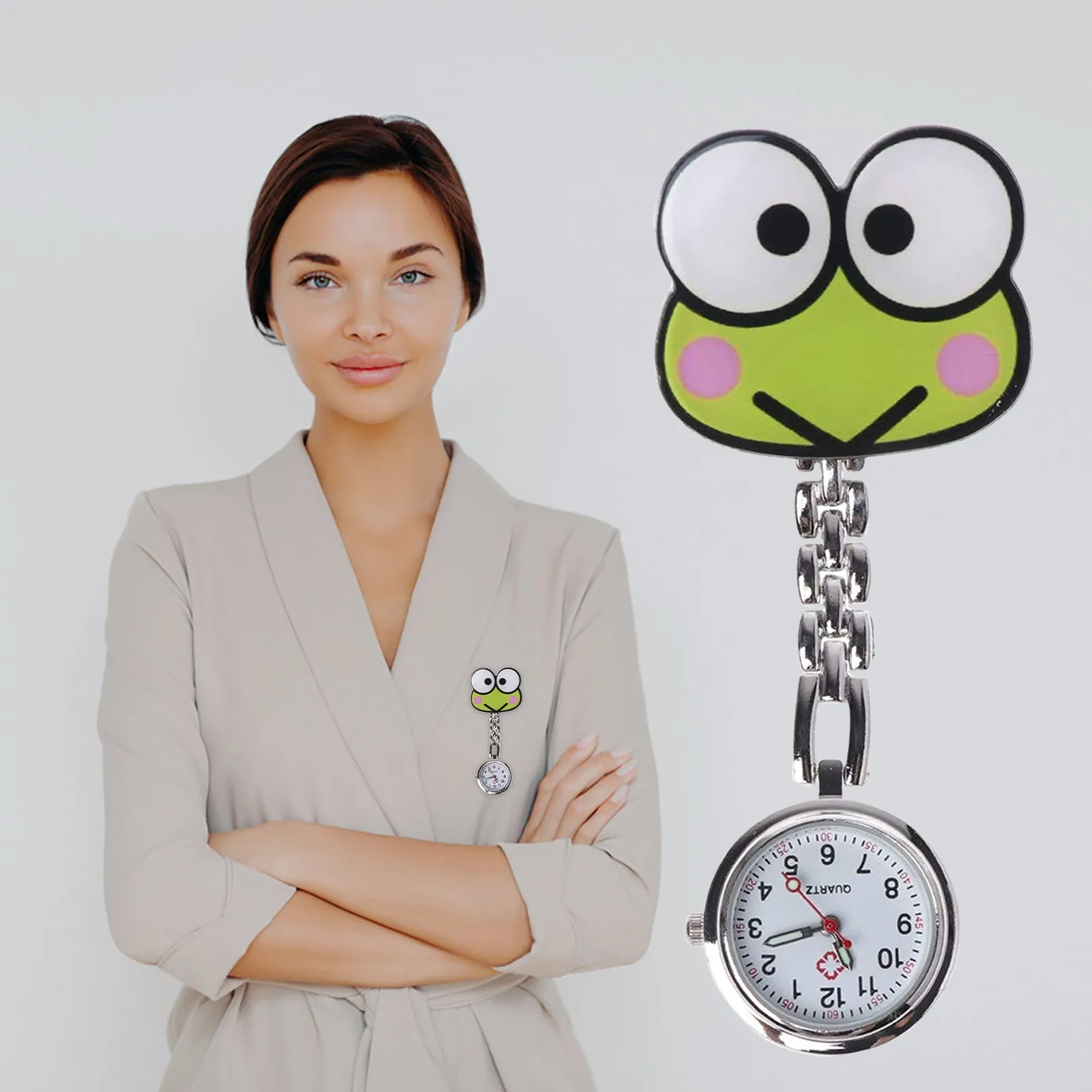 Quartz D(octor Pendant Jewelry Cartoon Pocket Women Hanging Portable Charm Fashion Watch Elastic Strap Smart Watch Sporty
Quartz D(octor Pendant Jewelry Cartoon Pocket Women Hanging Portable Charm Fashion Watch Elastic Strap Smart Watch Sporty