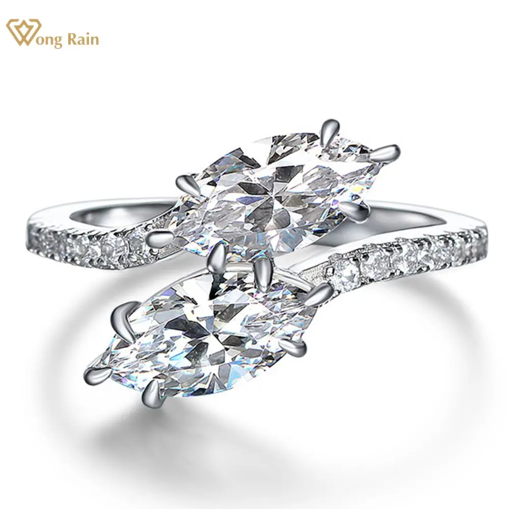 Wong Rain 100% Стерлинговое Серебро 925 пробы огранка маркиза созданная Moissanite свадебные женские обручальные кольца ювелирные украшения подарок оп...
Wong Rain 100% Стерлинговое Серебро 925 пробы огранка маркиза созданная Moissanite свадебные женские обручальные кольца ювелирные украшения подарок оп...