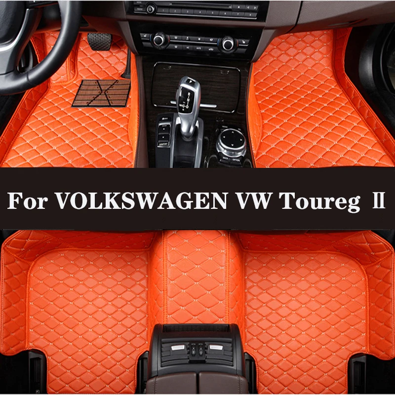 

HLFNTF Full surround custom car floor mat For VOLKSWAGEN VW Toureg Ⅱ 2011-2018 car parts car accessories Automotive interior