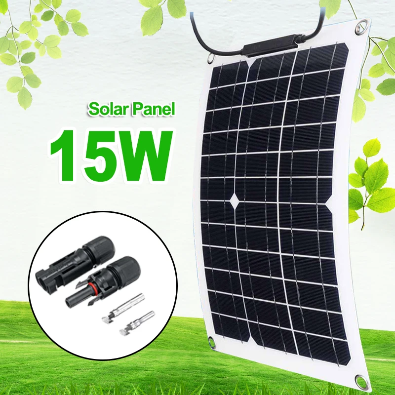 Комплект солнечной панели 15 Вт, 18 в, гибкая пластина, для самостоятельной сборки, для хранения фотоэлектрической системы для домашнего испо... 
Комплект солнечной панели 15 Вт, 18 в, гибкая пластина, для самостоятельной сборки, для хранения фотоэлектрической системы для домашнего испо...