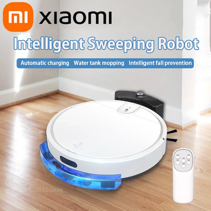 

Xiaomi New 5-In-1 Intelligent Sweeping Robot Automatic Recharge Remote Control With Water Tank Strong Suction Vacumn Cleaner