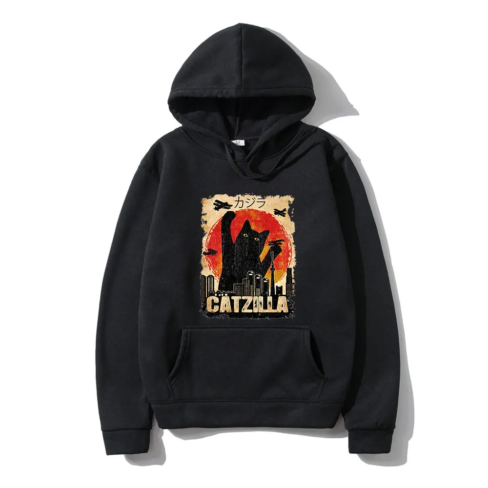 Catzilla Monsters Kitten Cat Graphics Print Hoodie Japanese Streetwear Men's Oversized Cotton Winter Long Sleeves Clothing
Catzilla Monsters Kitten Cat Graphics Print Hoodie Japanese Streetwear Men's Oversized Cotton Winter Long Sleeves Clothing