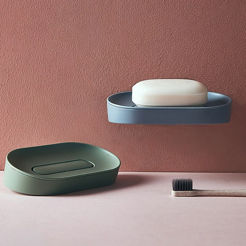 Wall-mounted Soap Box Water-free Storage Bathroom Shower Kitchen Cleaning Soap Holder Non-slip Drain Home Soap Storage Rack Tool
Wall-mounted Soap Box Water-free Storage Bathroom Shower Kitchen Cleaning Soap Holder Non-slip Drain Home Soap Storage Rack Tool