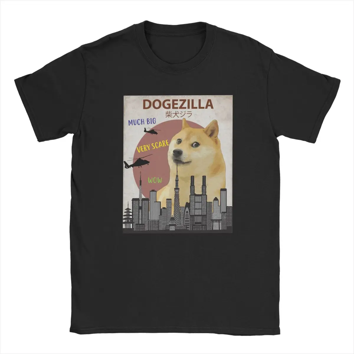 Dogezilla Funny Doge Meme Dog T-Shirt Men Leisure 100% Cotton Tee Shirt Round Neck Short Sleeve T Shirt Big Size Clothing
Dogezilla Funny Doge Meme Dog T-Shirt Men Leisure 100% Cotton Tee Shirt Round Neck Short Sleeve T Shirt Big Size Clothing