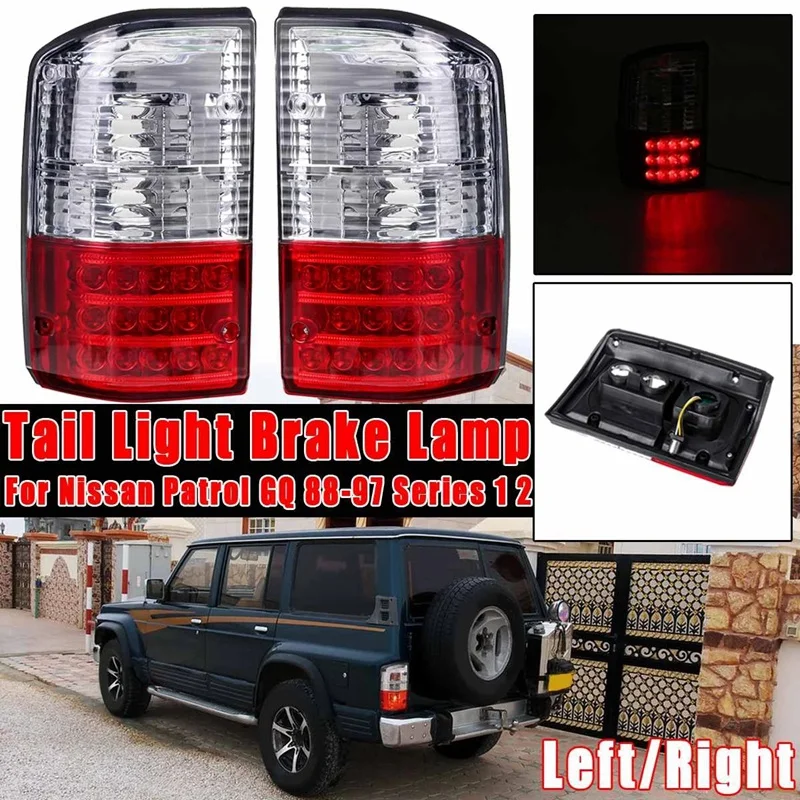 Car Left&Right Rear Tail Turn Signal Light Brake Lamp for Nissan Patrol GQ 1988-1997
Car Left&Right Rear Tail Turn Signal Light Brake Lamp for Nissan Patrol GQ 1988-1997