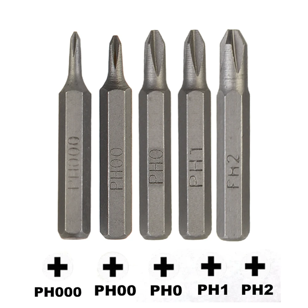5pcs/set Cross Screwdriver Bits 4mm Hexagonal Shank Magnetic Bit PH0000 PH000 PH00 PH0 PH1 PH2 Steel Power Tool Accessories
5pcs/set Cross Screwdriver Bits 4mm Hexagonal Shank Magnetic Bit PH0000 PH000 PH00 PH0 PH1 PH2 Steel Power Tool Accessories