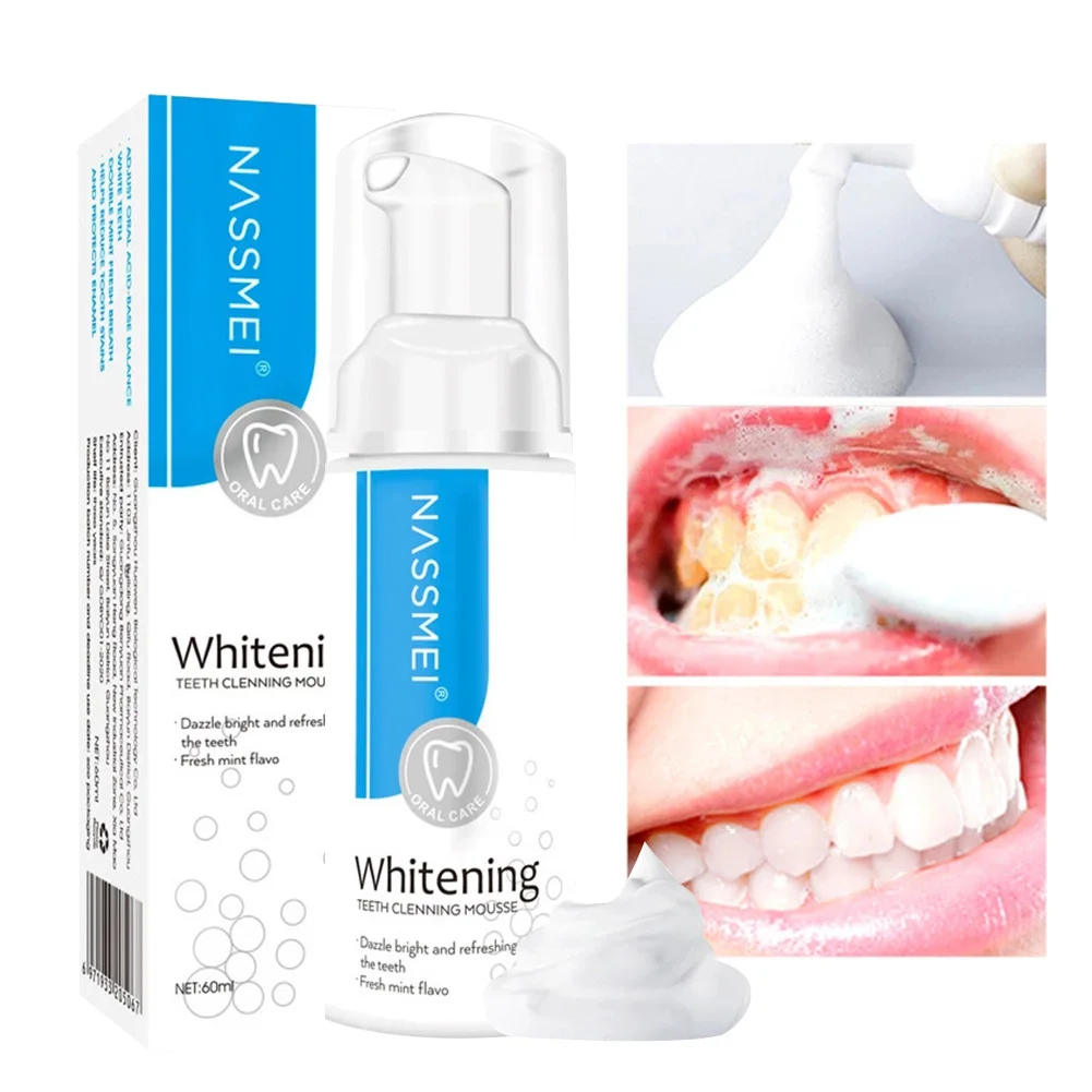 Tooth Cleaning Mousse Toothpaste Plaque Stains Remover Freshen Breath Dental Care Tooth Whitening Cleaning Foam Mousse
Tooth Cleaning Mousse Toothpaste Plaque Stains Remover Freshen Breath Dental Care Tooth Whitening Cleaning Foam Mousse