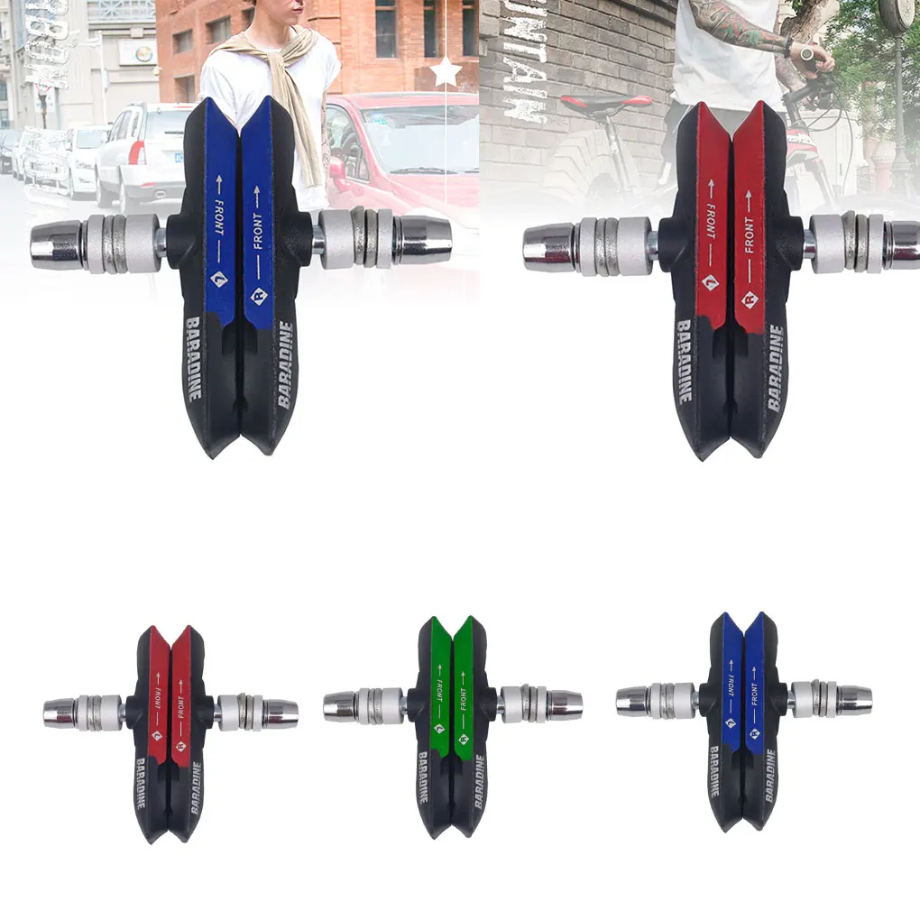 1 Pair Mountain Bike Brake Pads MTB Bicycle Braking V-Brake Holder Shoes with Rubber Blocks
1 Pair Mountain Bike Brake Pads MTB Bicycle Braking V-Brake Holder Shoes with Rubber Blocks