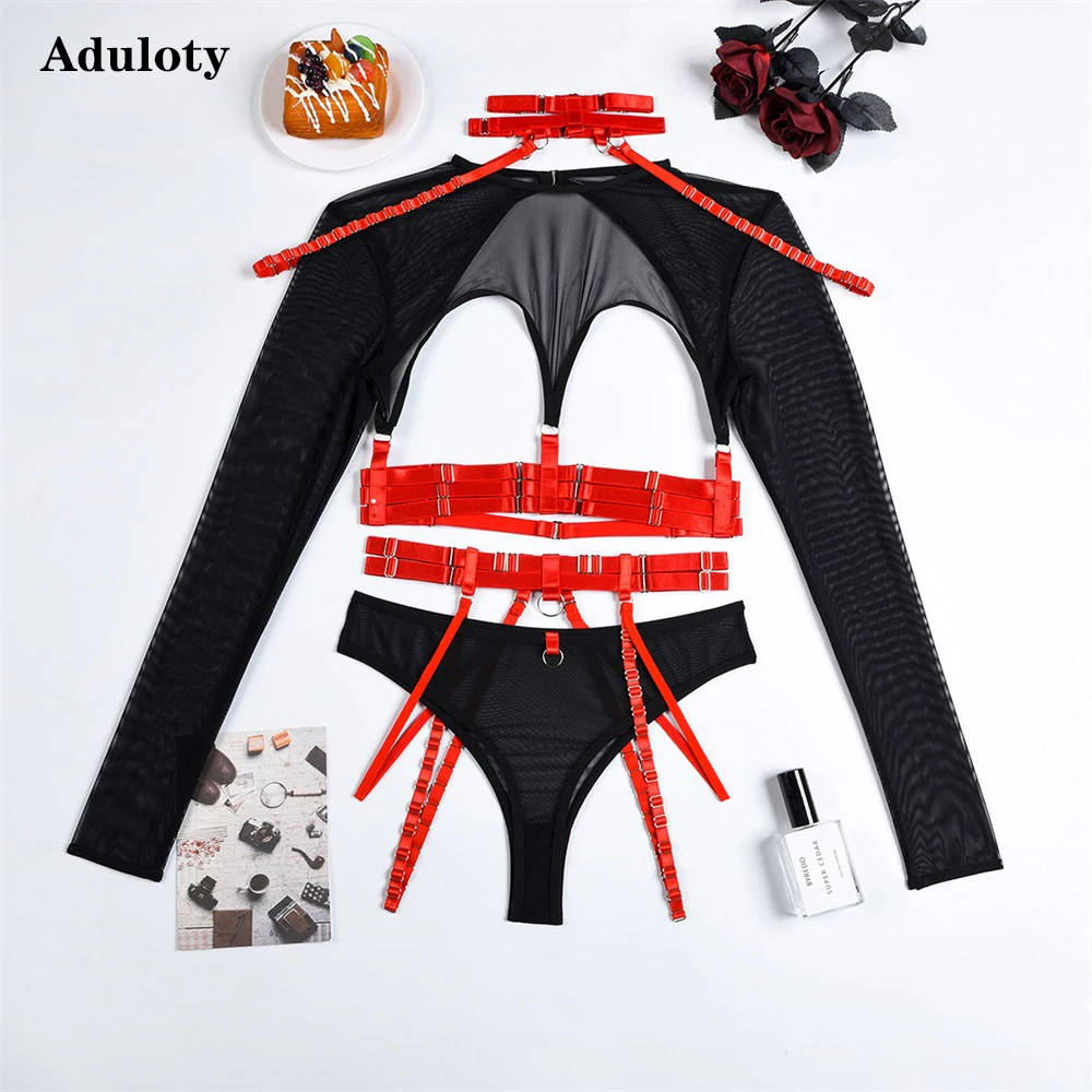 GREDEA Women's Sexy Underwear Summer Thin Section Perspective Lace Long-Sleeved Erotic Underwear Stitching Heavy Craft Underwear
GREDEA Women's Sexy Underwear Summer Thin Section Perspective Lace Long-Sleeved Erotic Underwear Stitching Heavy Craft Underwear