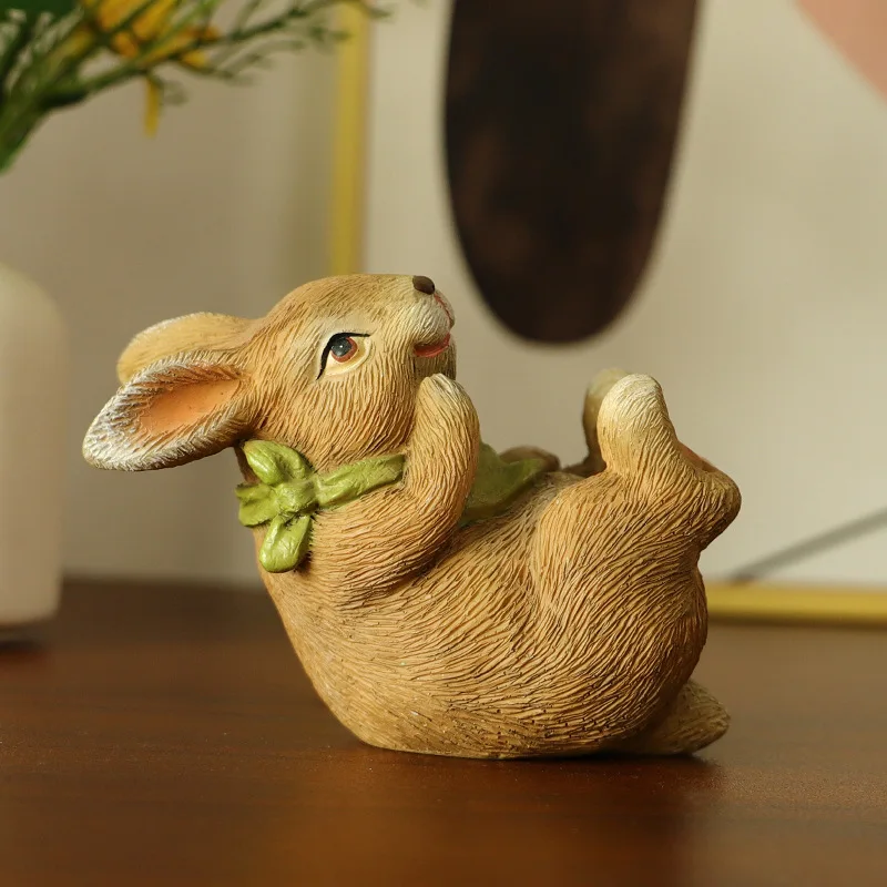 Mini Resin Rabbit Sculpture Ornaments Home Outdoor Garden Statue Crafts Fairy Miniatures Garden FlowerPot Decoration Accessories 
Mini Resin Rabbit Sculpture Ornaments Home Outdoor Garden Statue Crafts Fairy Miniatures Garden FlowerPot Decoration Accessories
