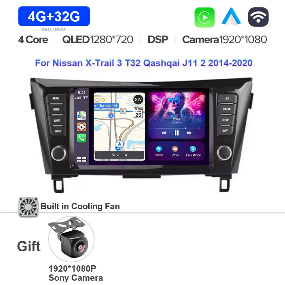 Автомобильное радио Android 15 для Nissan X-Trail Xtrail X — Trail 3 T32 Qashqai 2 J11 2014-2017 GPS DSP Stereo 5G WIFI автомобильное головное устройство
Автомобильное радио Android 15 для Nissan X-Trail Xtrail X — Trail 3 T32 Qashqai 2 J11 2014-2017 GPS DSP Stereo 5G WIFI автомобильное головное устройство