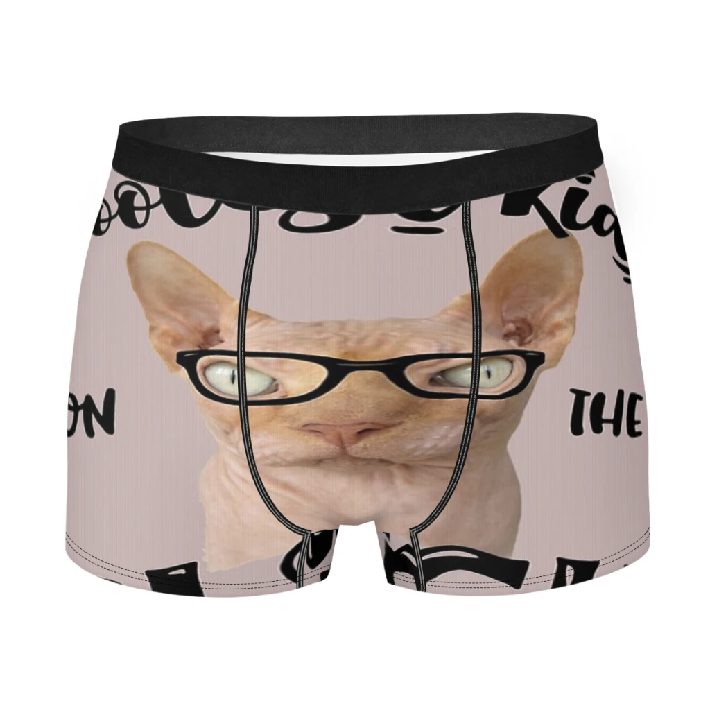 

Hairless Cat Sphynx Hairless Cat Cute Underpants Cotton Panties Men's Underwear Ventilate Shorts Boxer Briefs