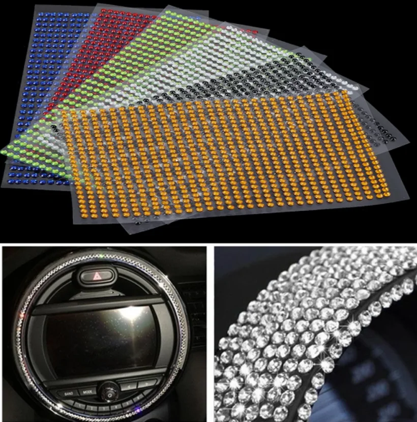 4mm DIY Crystals Rhinestones Car Decor Decal Styling Accessories Mobile/Pc Art Diamond Self Adhesive Stickers Decor Decal
4mm DIY Crystals Rhinestones Car Decor Decal Styling Accessories Mobile/Pc Art Diamond Self Adhesive Stickers Decor Decal