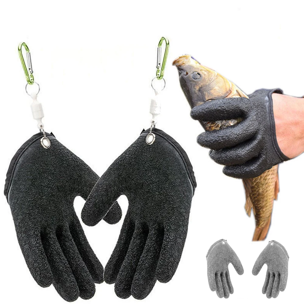 Anti-Slip Fishing Gloves Protect Hand from Puncture Scrapes Professional Catching Latex Hunting Left/Right Wear-Resistant
Anti-Slip Fishing Gloves Protect Hand from Puncture Scrapes Professional Catching Latex Hunting Left/Right Wear-Resistant