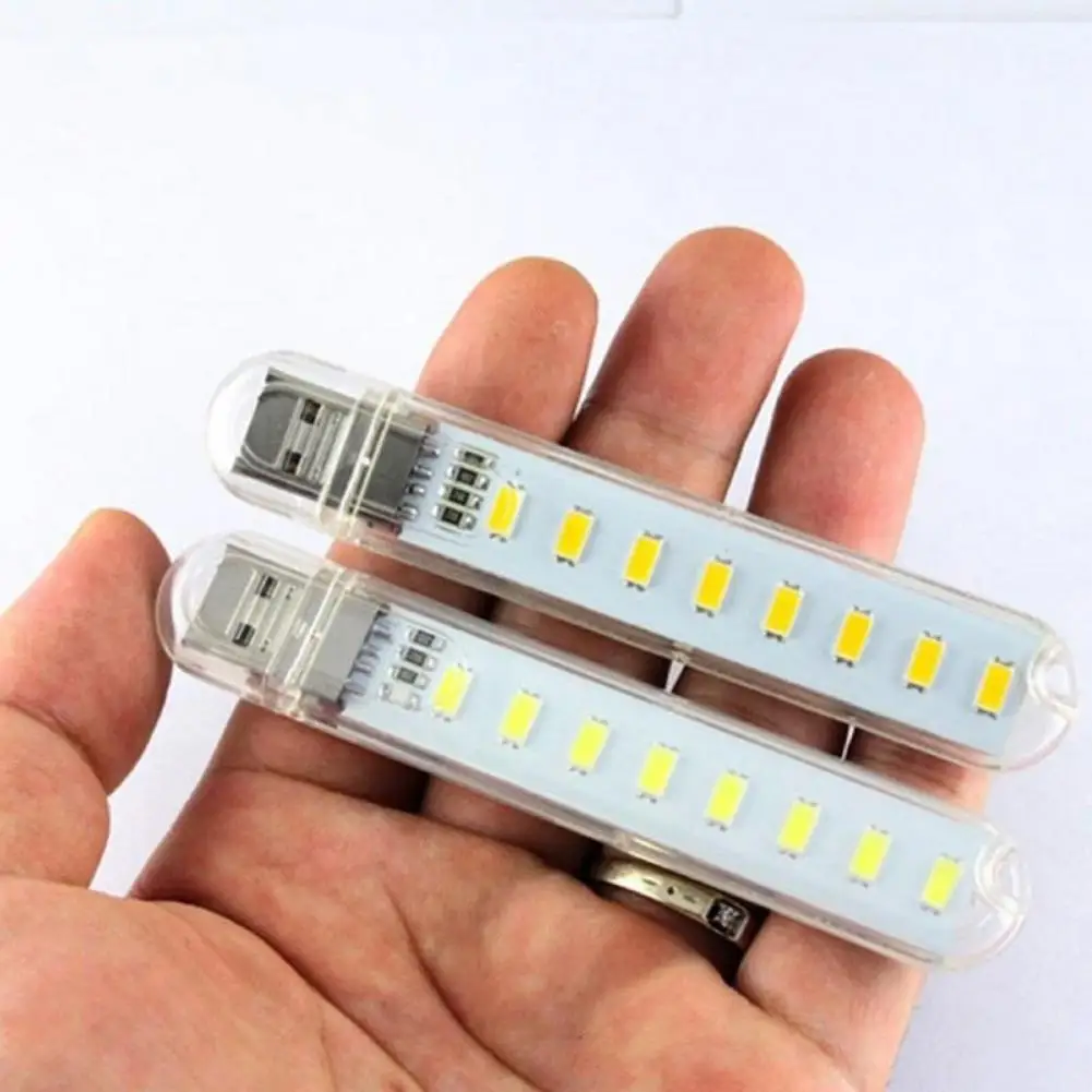 

1PCS 8 LED Mini Portable USB Lamp DC 5V Camping USB Lighting for PC Laptop Mobile Power Bank Gadget