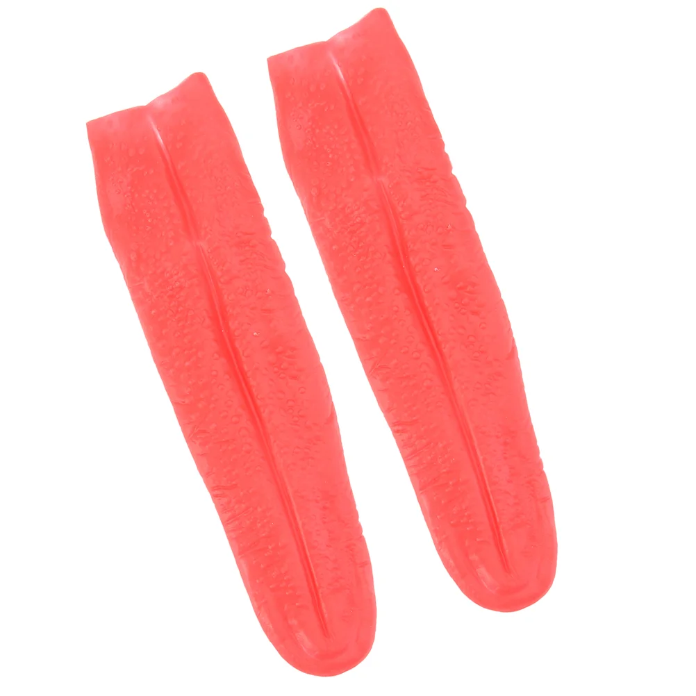 

2 Pcs Fake Tongue Blood The Toy Prank Halloween Party Costume False Model Accessories Prop