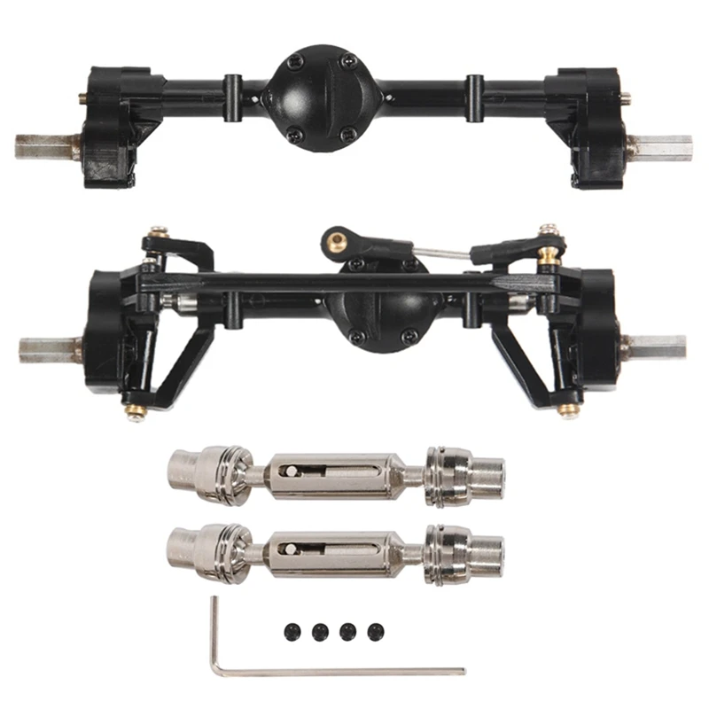 2Pcs Front And Rear Portal Axle With Metal Drive Shaft For WPL C14 C24 C24-1 C34 C44 B14 B24 1/16 RC Car Upgrade Parts
2Pcs Front And Rear Portal Axle With Metal Drive Shaft For WPL C14 C24 C24-1 C34 C44 B14 B24 1/16 RC Car Upgrade Parts