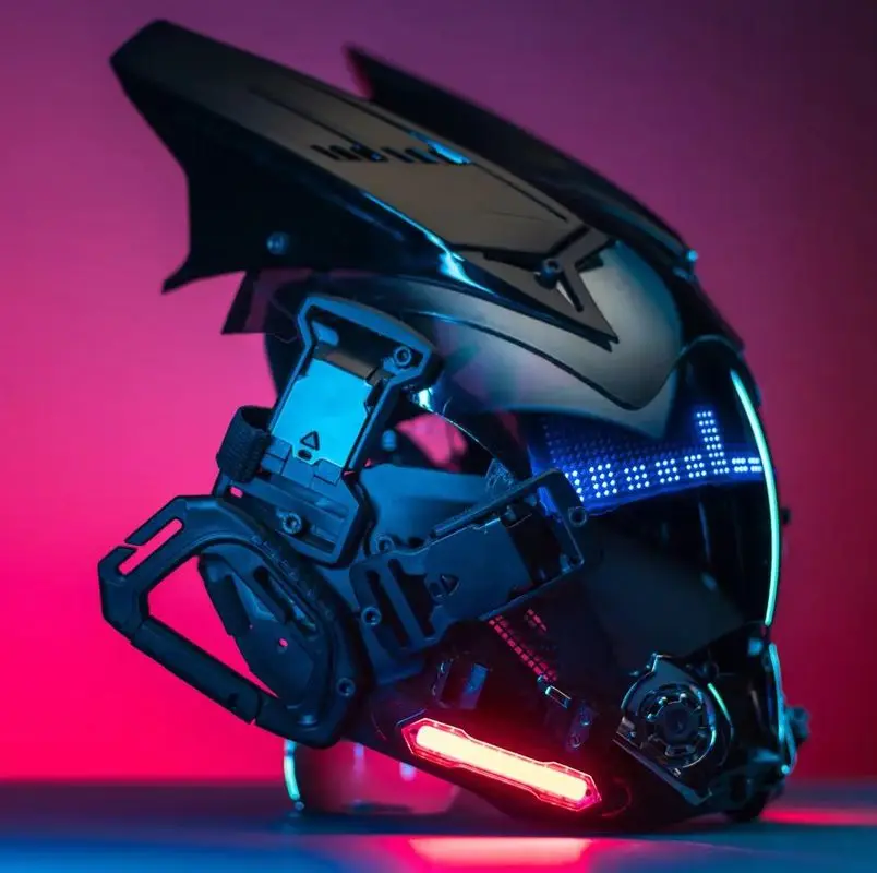 New Mask Helmet Techwear Cosplay Bluetooth With Dynamic Led Samurai Mask Customizable Patterns Screen Halloween Gift
New Mask Helmet Techwear Cosplay Bluetooth With Dynamic Led Samurai Mask Customizable Patterns Screen Halloween Gift