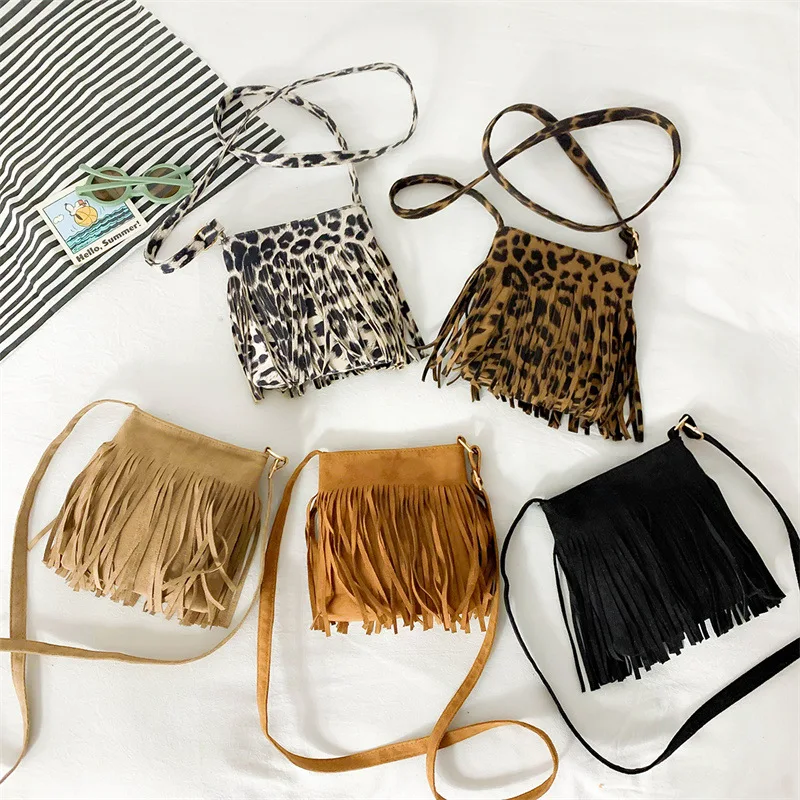 Lovely Tassel Design Children Small Shoulder Bags Leopard Pattern Boys Kids Crossbody Bag Cute Baby Girls Coin Purse Handbags
Lovely Tassel Design Children Small Shoulder Bags Leopard Pattern Boys Kids Crossbody Bag Cute Baby Girls Coin Purse Handbags
