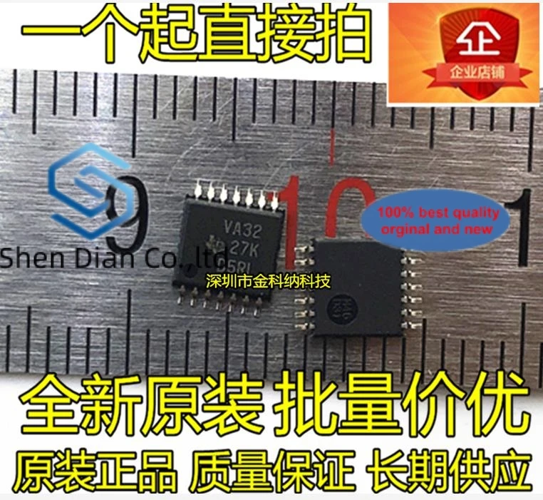 10 шт., 100% оригинальные новые Φ SN74ALVC32PWR Шелковый экран VA32 TSSOP14 Логические ворота и чип инвертора
10 шт., 100% оригинальные новые Φ SN74ALVC32PWR Шелковый экран VA32 TSSOP14 Логические ворота и чип инвертора