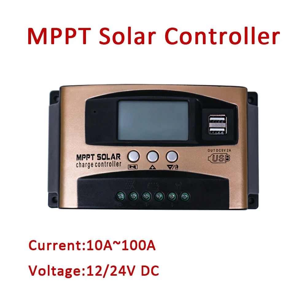 100A Solar Mppt Controller Off Grid For Solar Panel Charger Lithium Battery USB Port 12V 24V Off Grid Home Appliance Improvement
100A Solar Mppt Controller Off Grid For Solar Panel Charger Lithium Battery USB Port 12V 24V Off Grid Home Appliance Improvement