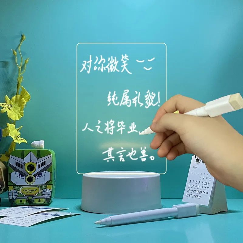 Led Night Light Note Board Creative USB Message Board Holiday Light With Pen Gift For Children Girlfriend Decoration Night Lamp
Led Night Light Note Board Creative USB Message Board Holiday Light With Pen Gift For Children Girlfriend Decoration Night Lamp