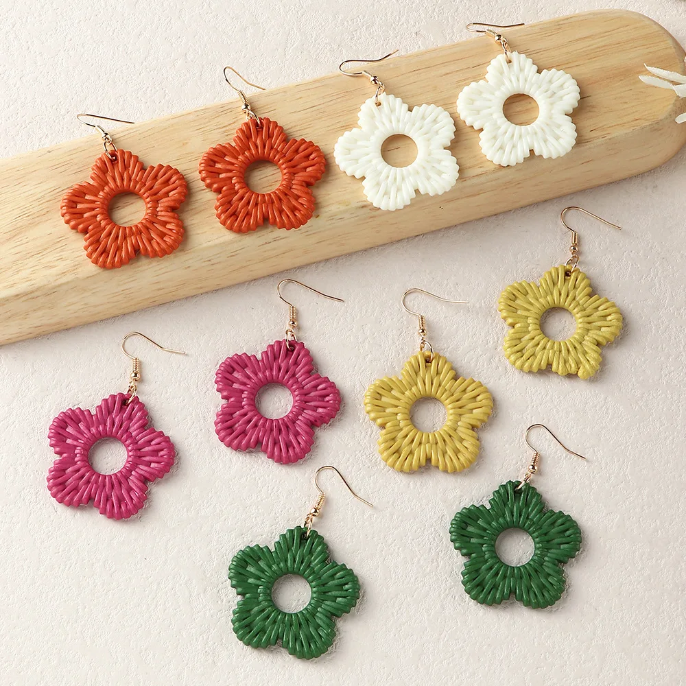 Acrylic Rattan Earrings 2022 For Women Tortoiseshell Dangle Earring Fashion Flower Earrings Geometric Jewelry Wholesale
Acrylic Rattan Earrings 2022 For Women Tortoiseshell Dangle Earring Fashion Flower Earrings Geometric Jewelry Wholesale