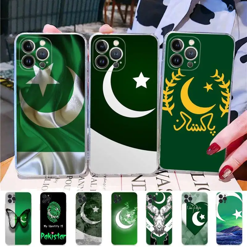 Pakistan flag Phone Case Silicone Soft for iphone 14 13 12 11 Pro Mini XS MAX 8 7 6 Plus X XS XR Cover
Pakistan flag Phone Case Silicone Soft for iphone 14 13 12 11 Pro Mini XS MAX 8 7 6 Plus X XS XR Cover