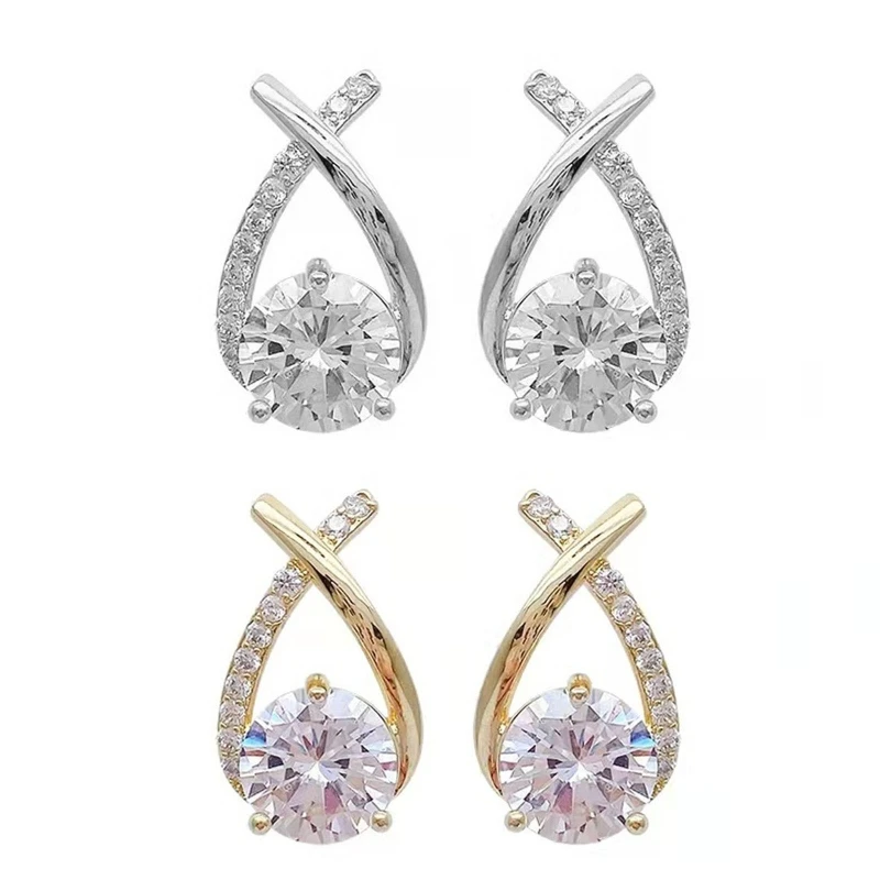 1Pair Light Luxury Microset for Cross Fishtail Zircon Earrings Trendy Niche Earr 264E
1Pair Light Luxury Microset for Cross Fishtail Zircon Earrings Trendy Niche Earr 264E