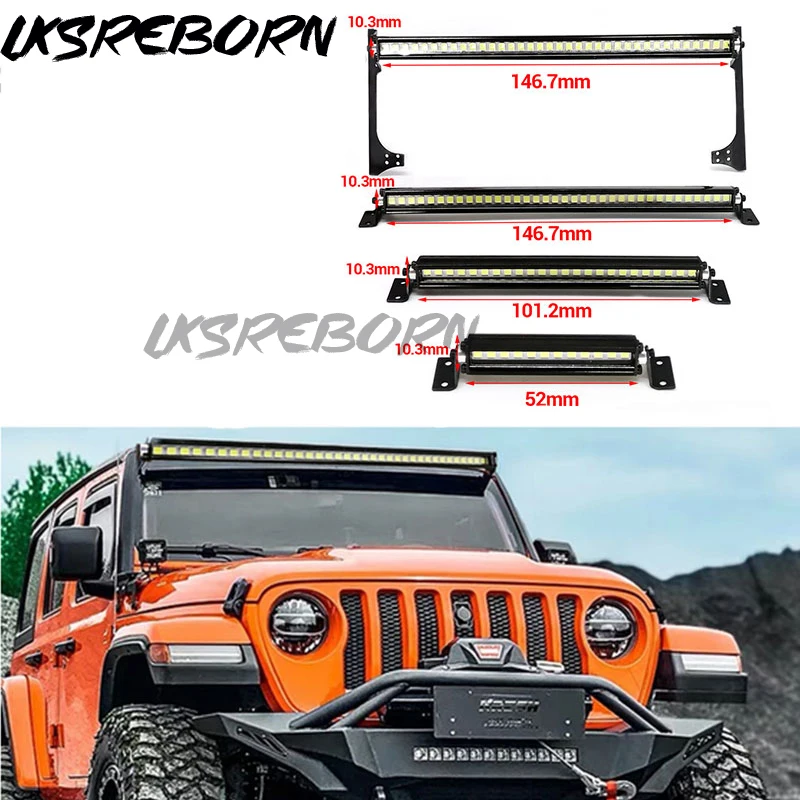 New RC Car Roof Lamp 24 36 LED Light Bar for 1/10 RC Crawler Axial SCX10 90046 90060 SCX24 Jeep Wrangler JK Rubicon Body
New RC Car Roof Lamp 24 36 LED Light Bar for 1/10 RC Crawler Axial SCX10 90046 90060 SCX24 Jeep Wrangler JK Rubicon Body